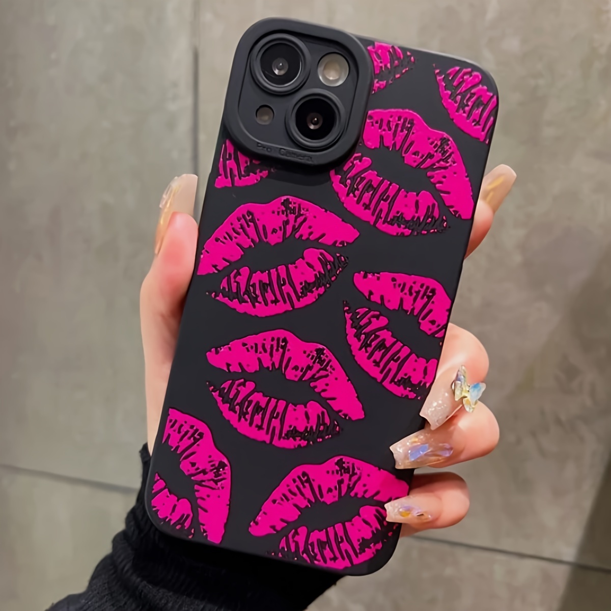 Samsung Galaxy A55 - เคสลายหรูหราสีแดงกุหลาบสำหรับ Samsung Galaxy S24 S25 S23