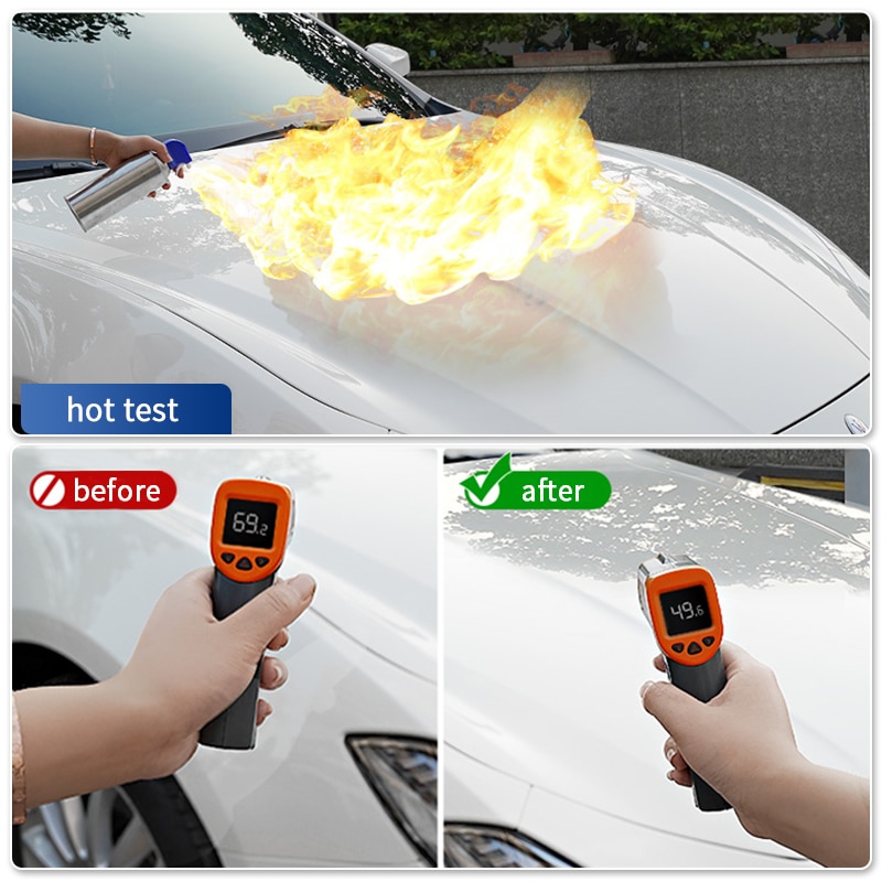 9H เซรามิค Coating Mobil Hydro - Oleophobic Coating Spray บทวิจารณ์และราคา