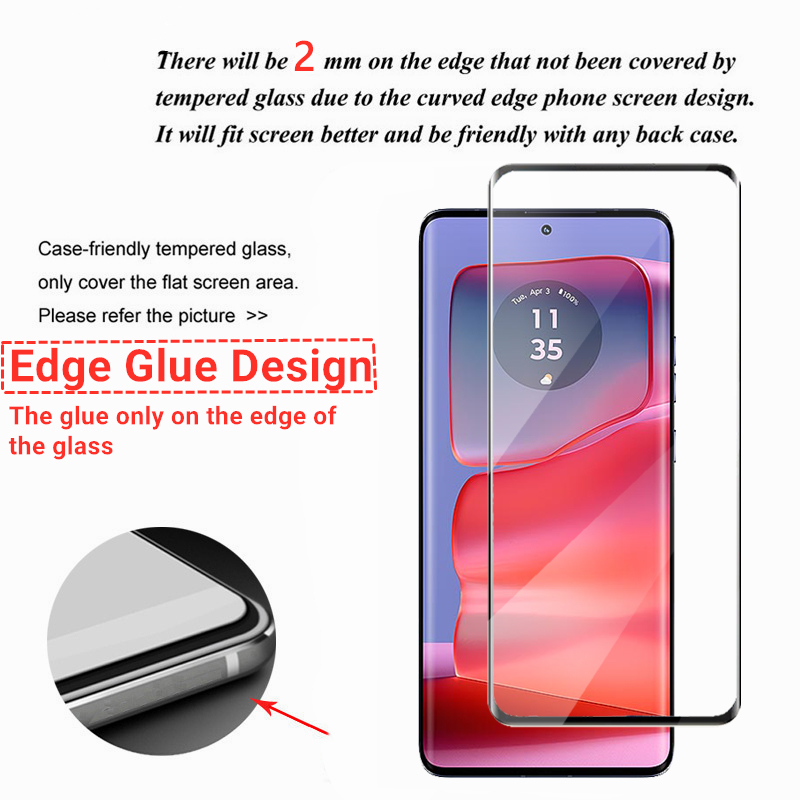 ฟิล์มกระจก3D ขอบโค้ง2/4ชิ้นสำห - Curved Edge Screen บทวิจารณ์และราคา