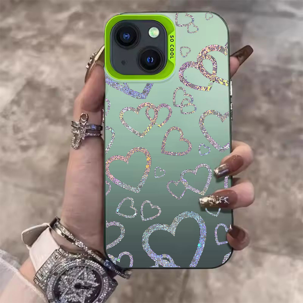 เคสลายหัวใจสีสันสดใส สำหรับ iP - Apple Iphone 15 บทวิจารณ์และราคา